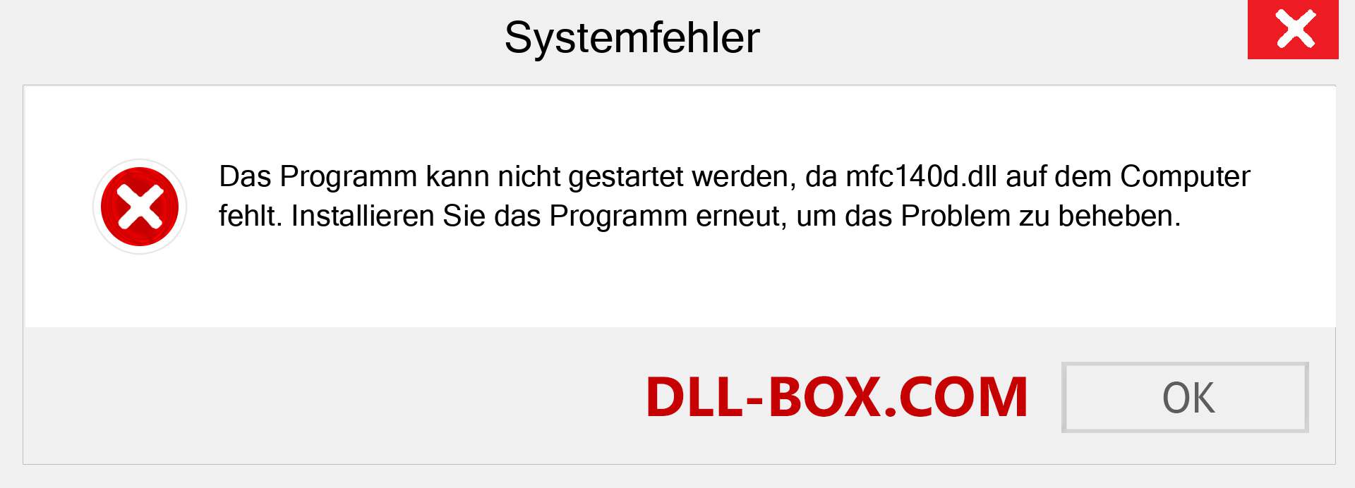 mfc140d.dll-Datei fehlt?. Download für Windows 7, 8, 10 - Fix mfc140d dll Missing Error unter Windows, Fotos, Bildern